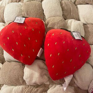 Five Below Viral Strawberry Pillow Set (2 pillows) Room2Room